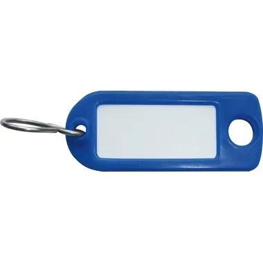 RIEFFEL Schl&uuml;ssel-Anh&auml;nger 8034FS BLAU blau 100 St&uuml;ck