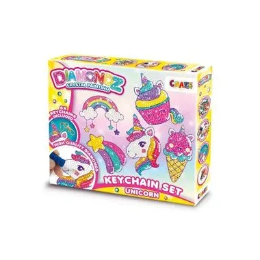 Craze Bastelset Diamondz – Painting Keychain Set Unicorn