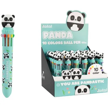 ROOST Multicolorstift Panda XL2370I 10 Farben