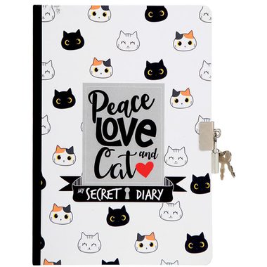 ROOST Tagebuch Katze XL1899 Katze, dotted