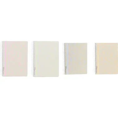 ANCOR Spiralbuch Ecocover A4 116083 ECOLOGIQUE,90g,liniert 80 Bl.