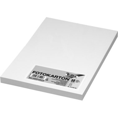 FOLIA Fotokarton A4 614/50 00 300g, weiss 50 Blatt