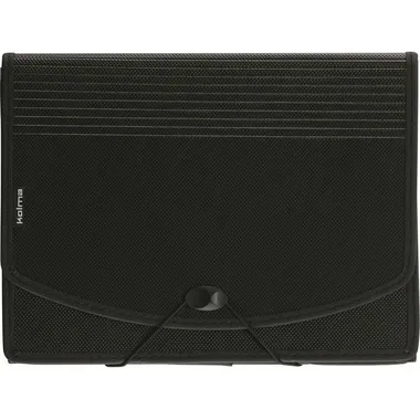 KOLMA F&auml;chermappe Selection A4 11.055.06 flex. Boden,schwarz 12 F&auml;cher