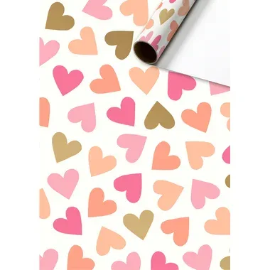 STEWO Geschenkpapier Velia 2528532225 rosa 70x200cm