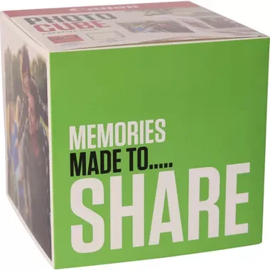 CANON Photo Cube Creative 13x13 gr&uuml;n PP2015x5 Acryl Fotorahmen inkl. 40 Bl.