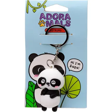 ROOST Schl&uuml;sselanh&auml;nger 5.5cm KEY281 Panda
