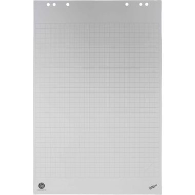 B&Uuml;ROLINE Flipchart-Block 80g 65x98cm 400190537 recycling, kariert 5 St&uuml;ck