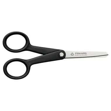 FISKARS Hobbyschere Recycling 13cm 1074542 schwarz, Rechts- + Linksh&auml;nder