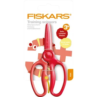 FISKARS Kinderschere 8.6cm 1064067 rot, zur &Uuml;bung