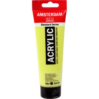 AMSTERDAM Acrylfarbe 120ml 17096642 gelbgr&uuml;n hell 664
