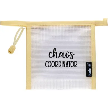 KOLMA Reissverschlusstasche 15x15cm 08.186.15 Mesh Bag,chaos Coordinator