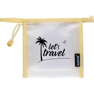 KOLMA Reissverschlusstasche 15x15cm 08.187.15 Mesh Bag,let's tavel
