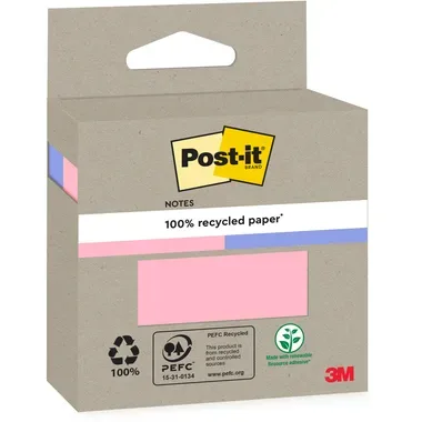 Post-It - Haftnotizen, 76x76mm, Zweifarbig
