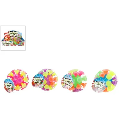 ROOST Saugnapf Ball 10cm 621677 4 assortiert