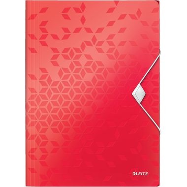 LEITZ Eckspannermappe WOW A4 4599-00-26 rot