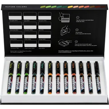 KARIN Real Brush Pen 0.4mm 33C3 Pigment, Natur Farben