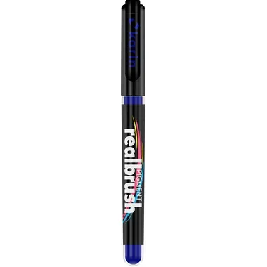 KARIN Real Brush Pen 0.4mm 33Z072 Pgiment, Indigo blau
