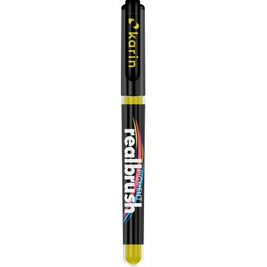 KARIN Real Brush Pen 0.4mm 33Z102 Pigment, canary