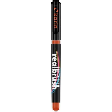 KARIN Real Brush Pen 0.4mm 33Z172 Pigment, orangerot