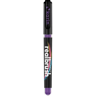 KARIN Real Brush Pen 0.4mm 33Z2587 Pigment, pflaume