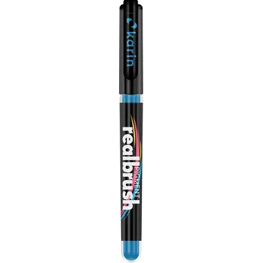 KARIN Real Brush Pen 0.4mm 33Z2925 Pigment, hell azur