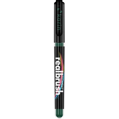 KARIN Real Brush Pen 0.4mm 33Z343 Pigment, olivschwarz