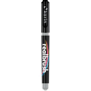 KARIN Real Brush Pen 0.4mm 33Z427 Pigment, kaltgrau 1