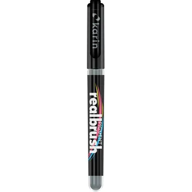 KARIN Real Brush Pen 0.4mm 33Z443 Pigment, neutralgrau 3