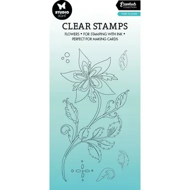 SIZZIX Klarischtstempel Fairy Flower STAMP325 8x14x0.3cm