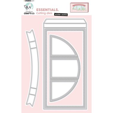 SIZZIX Stanzform 21.2x14.2x0.1cm CD423 Feinlinig 1 Stuck