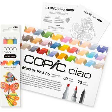 COPIC Marker Ciao 220750203 Briljant Palette 3 St&uuml;ck