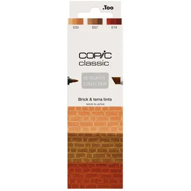 COPIC Marker Classic Designer 200750303 Brick & terra tints 3 Stück