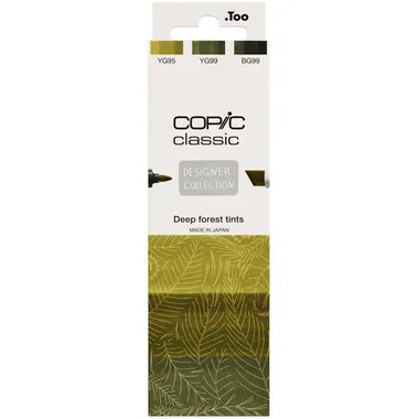 COPIC Marker Classic Designer 200750308 Deep forest tints 3 Stück