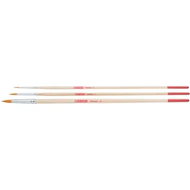 TALENS &Ouml;l- und Acrylpinselset 9099231M Gr&ouml;sse 2,6,10, rund 3 St&uuml;ck
