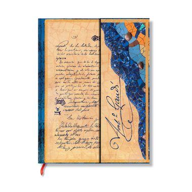 PAPERBLANKS Notizbuch liniert Ultra PB9778-5 Gaudi Manuskript Reus 72 Blatt
