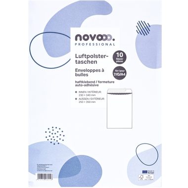 NOVOOO Luftpolstertasche Mix E-1712142 weiss, 230x340mm 10 St&uuml;ck