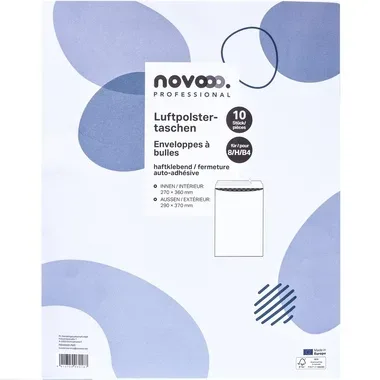 NOVOOO Luftpolstertasche Mix E-1712143 weiss, 270x360mm 10 St&uuml;ck