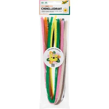 FOLIA Chenilledraht 8mmx50cm 779893 Safari 10 St&uuml;ck