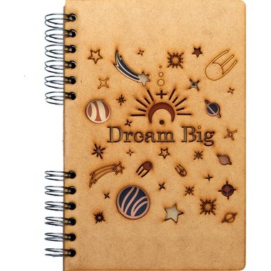 KOMONI Notizbuch Dream Big A5 DRE5G liniert 90 Blatt