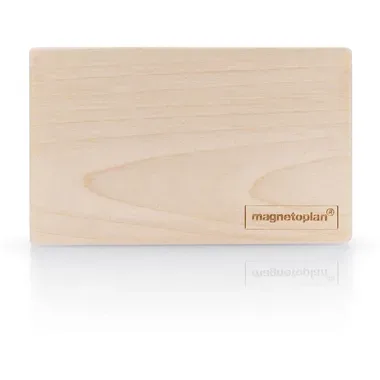 MAGNETOPLAN Magnetischer Stifthalter 1228749 Wood Series,Birke f&uuml;r 4 Marker