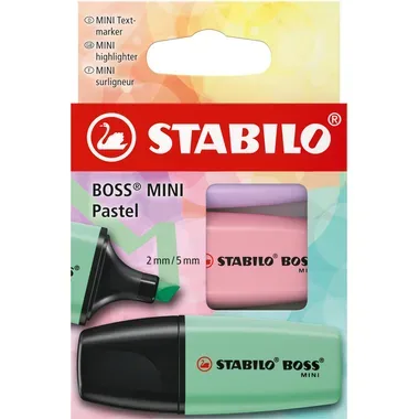 STABILO Boss mini 2-5mm 07/3-2-03 Etui 3 St&uuml;ck