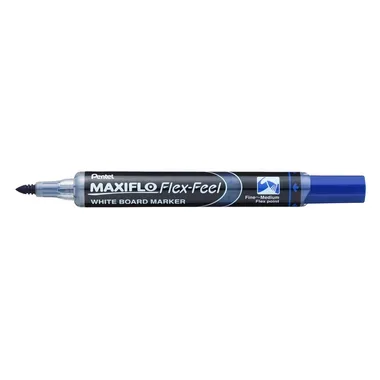 PENTEL Whiteboard Marker MAXIFLO 4mm MWL5SBF-CX blau, Flex Feel