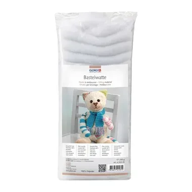 GLOREX Bastelwatte 250g 6252305 weiss