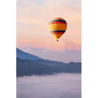 ABC Gl&uuml;ckwunschkarte Blanko B6 51803 Heissluftballon