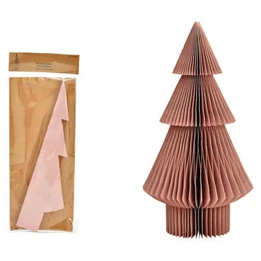 ROOST Aufsteller Honeycomb 15x30cm 10039705 Tannenbaum, altrosa