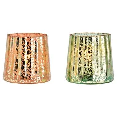 ROOST Windlicht aus Glas 10cm 10040322 assortiert