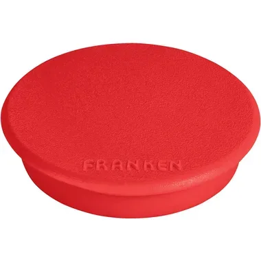 FRANKEN Haftmagnete 24mm HM20 01 rot 10 St&uuml;ck
