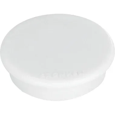 FRANKEN Haftmagnete 24mm HM20 09 weiss 10 St&uuml;ck
