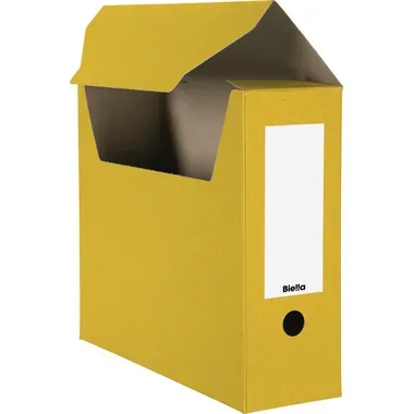 BIELLA Archivschachtel Selbstmon. A4 263410.20 gelb 10 Stk.