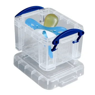 REALLY USEFUL BOX Kunststoffbox 0,14lt 68501200 transparent